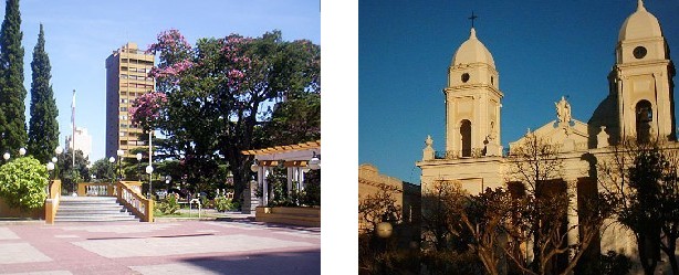 Plaza Mitre y Catedral de San Nicolás de los Arroyos